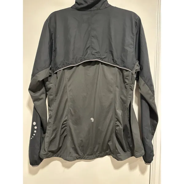 EUC Mountain Hardwear Women SzXL Kor AirShell Lightweight Full Zip Black Jacket - Image 2