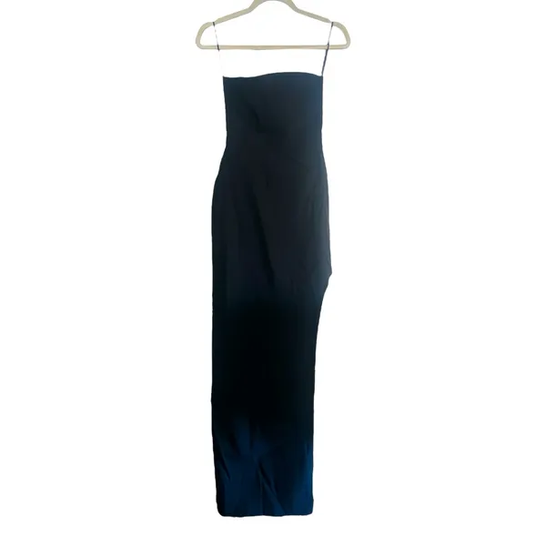 Vesper Strapless Bodycon Maxi Dress‎ Black Size 4 $128 - Image 2
