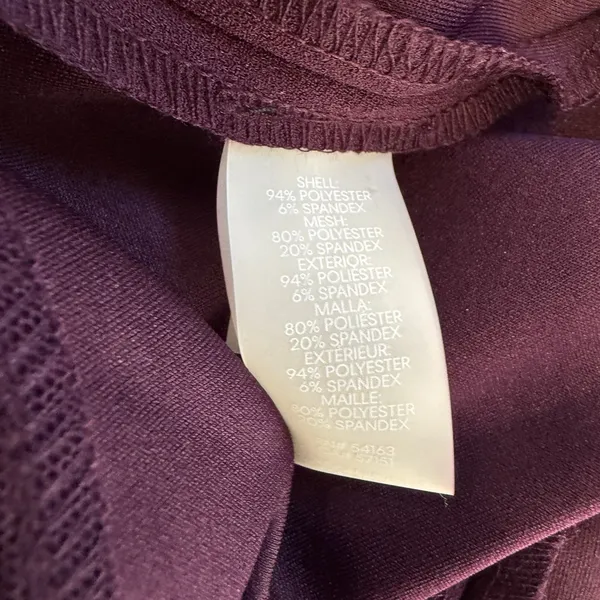 NWT Calvin Klein Purple Mesh Illusion Hem‎ Fit Flare Stretch Sleeveless Dress 6 - Image 14
