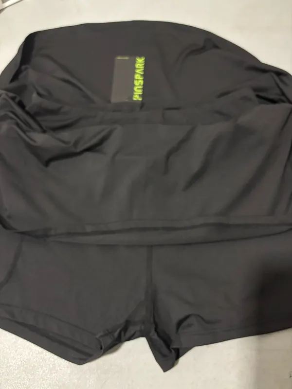 Black Athletic Skort (Skirt with Built-in Shorts) – High Waisted & Comfortable - Image 2