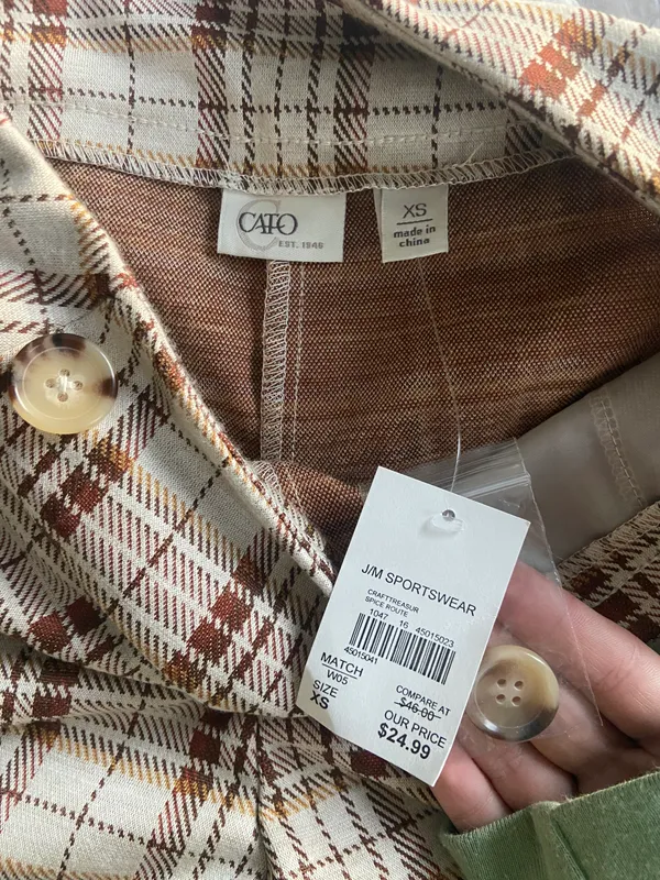 Cato BRAND NEW plaid Shorts - Image 2