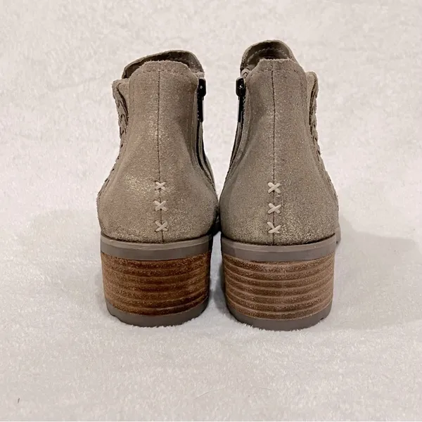 Reef Metallic Leather Voyage Ankle Boot Size 7.5 - Image 9