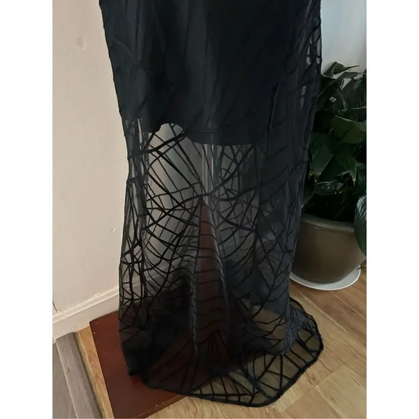 Zara black evening dress size medium - Image 2