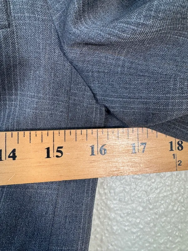Theory Grey Plaid Fitted Blazer Jacket Womens M Preppy Corpcore Academia Work - Image 6