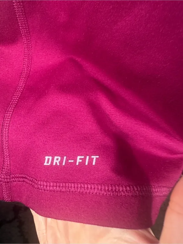 N276. Nike Dri-FIT Magenta Half-Zip Running Top - Image 2