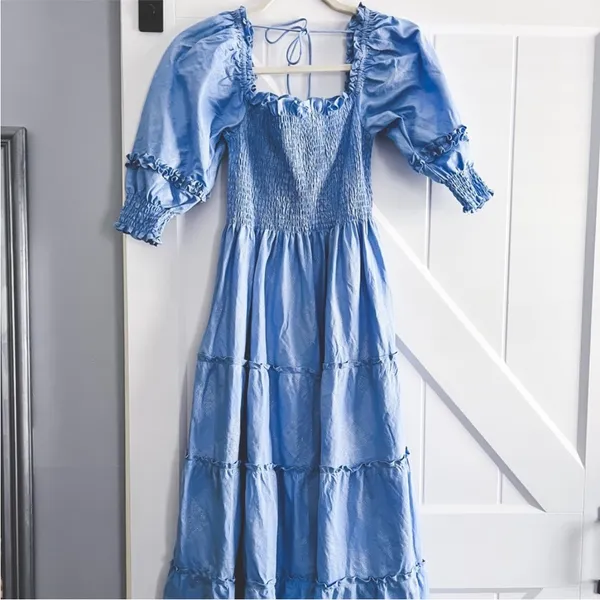 Hill House Blue Midi Dress - Image 2