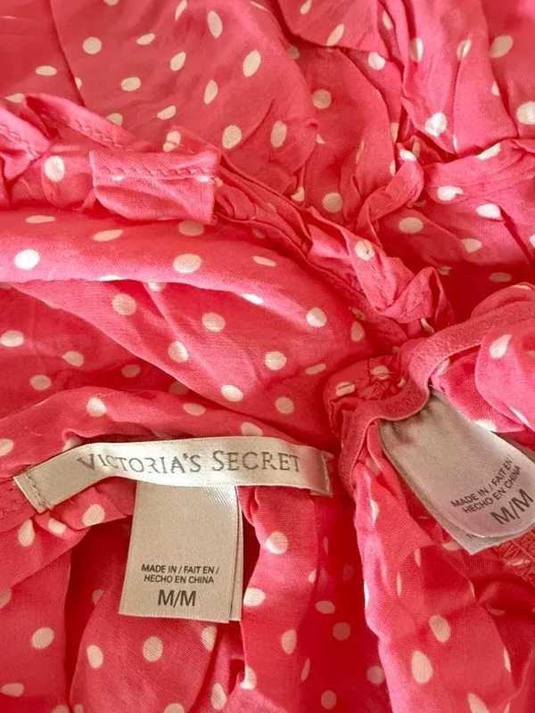Victoria’s Secret Pink Polka Dot Babysoll Set - Image 5