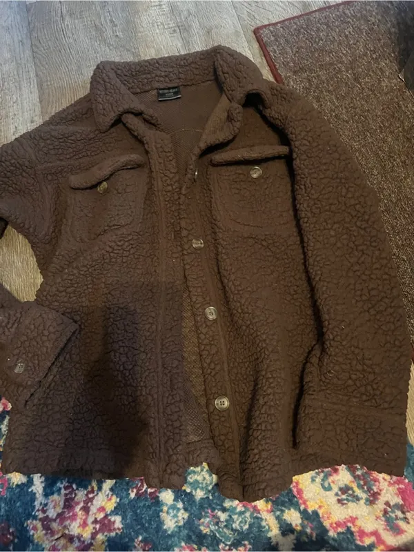 32 heat Cozy Brown Sherpa Shacket - Women's Jacket - Image 2
