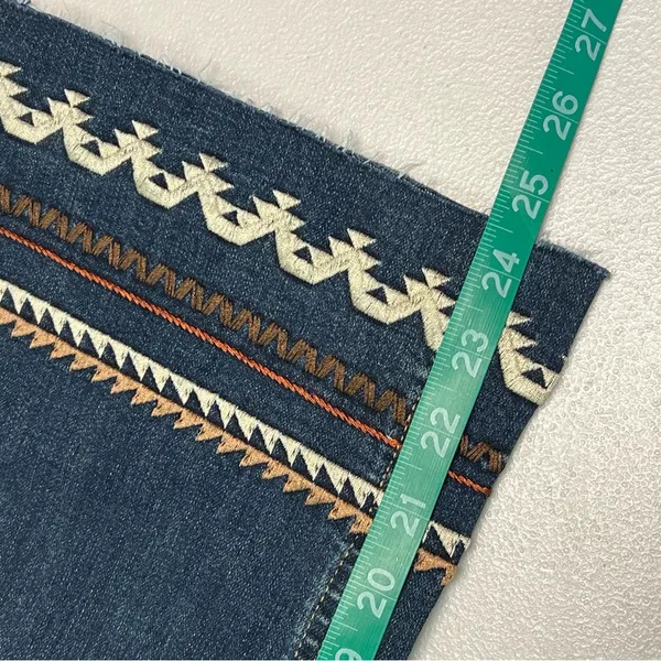 G‎ by Giuliana Embroidery Jeans Blue Size 0 - Image 4