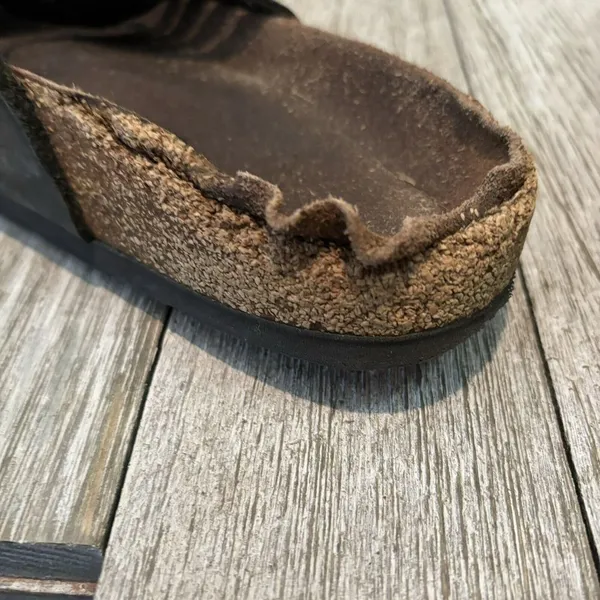 Birkenstock‎ Womens Granada Soft Habana Black Leather Sandals Size 40 US 9 - Image 10
