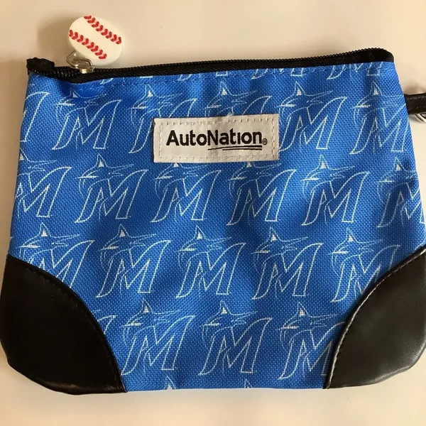Miami Marlins Teal Stadium Tote Bag Giveaway Autonation Promo Blue - Image 3