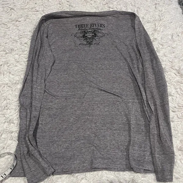 Harley Davidson Shirt Women XL Gray Graphic Biker Motorcycle Pittsburgh, PA - Image 9