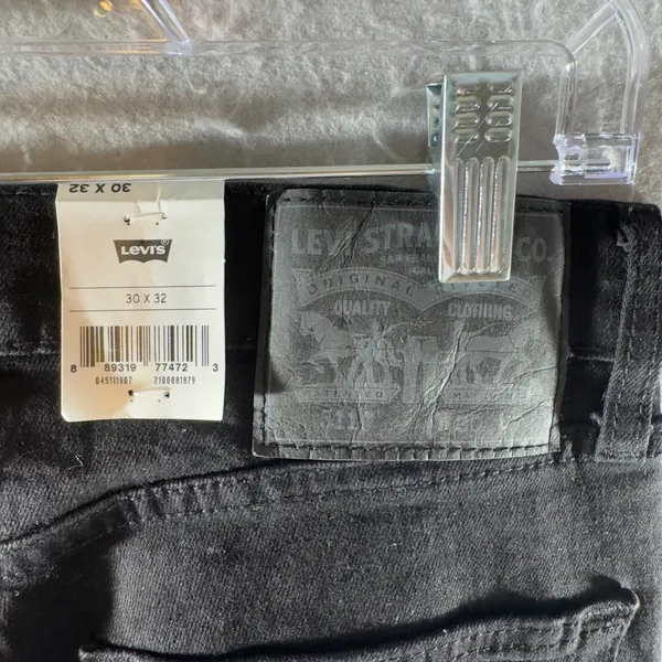 1797 | NWT Levis 511 Slim Flex Stretch Denim Jeans Black 30x32 - Image 6