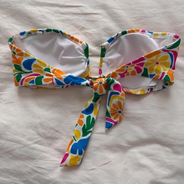 Wild Fable Center Front U-Wire Bandeau Bikini Top - Image 3