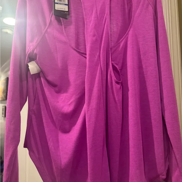 Under Armour Vibrant Purple Long Sleeve Shirt - Image 5