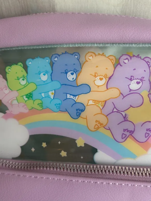 NWOT Impressions Care Bears Rainbow Cosmetic Pouch Makeup Bag Care Bears Travel - Image 4