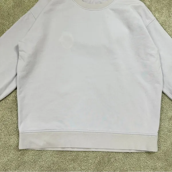 Lululemon Perfectly Oversized Crew Neck Sweatshirt Cotton Terry Lavender Dew 6 - Image 4