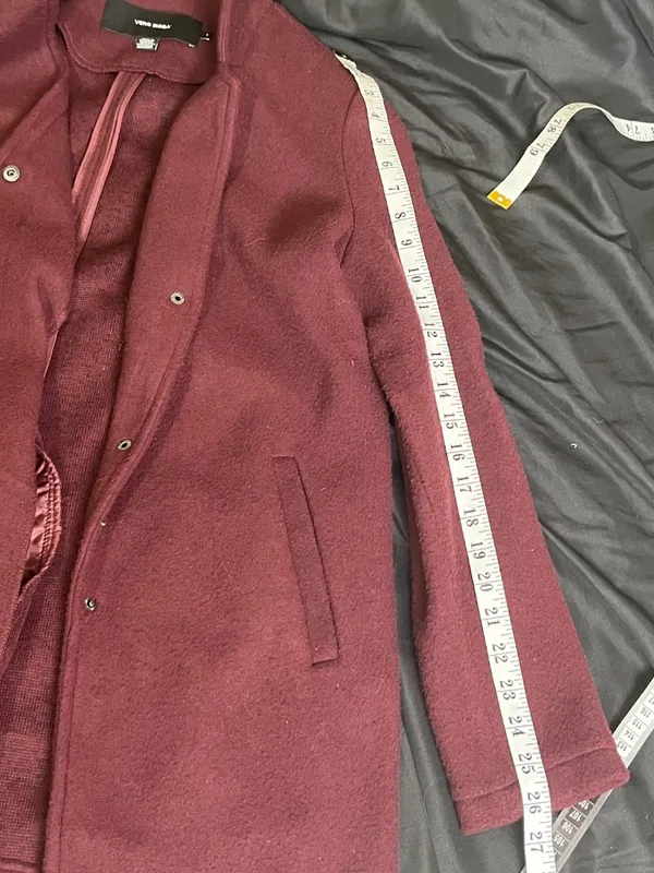 Vero Moda Women's Burgundy and Wine Red Cardigan - Image 4