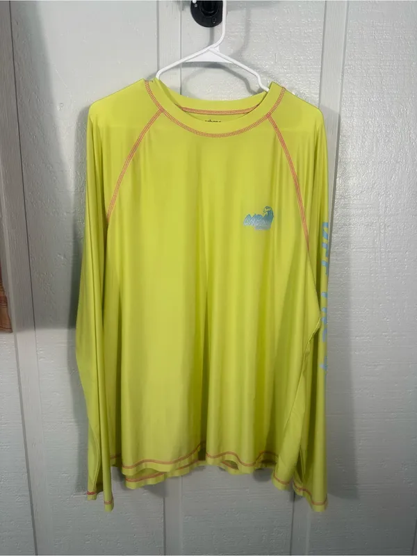 Cabana By Crown & Ivy Green Rashguard Size XL EUC - Image 2