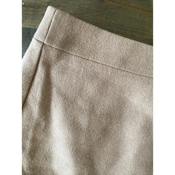 J‎ Crew The Pencil Skirt Brown Wool Blend Skirt Size 4 Lined Back Vent Career - Image 2