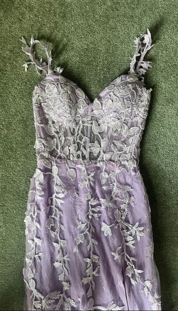 purple prom dress Size XS - Image 2