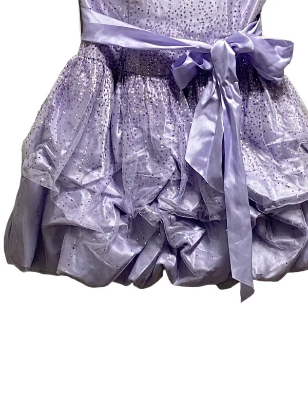 Gunne Sax Jessica McClintock Vintage Strapless Dress Purple Size 3 Homecoming - Image 7