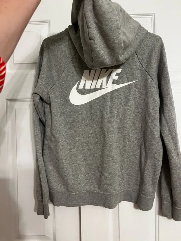 Grey Nike Quarter-Zip Sweatshirt - Image 2