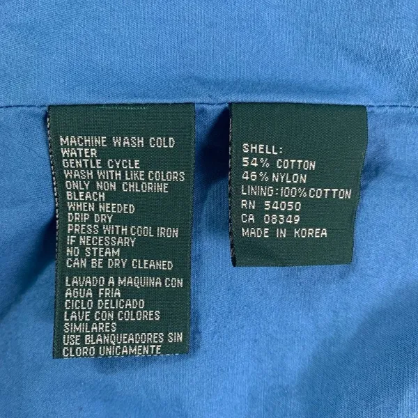 Lauren Woman’s Blue Pocket Rain Jacket Sz P/S - Image 7