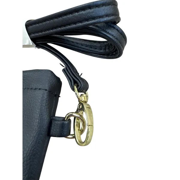 Betsey Johnson Luv Black faux leather \Crossbody Handbag SKU 8269 - Image 4
