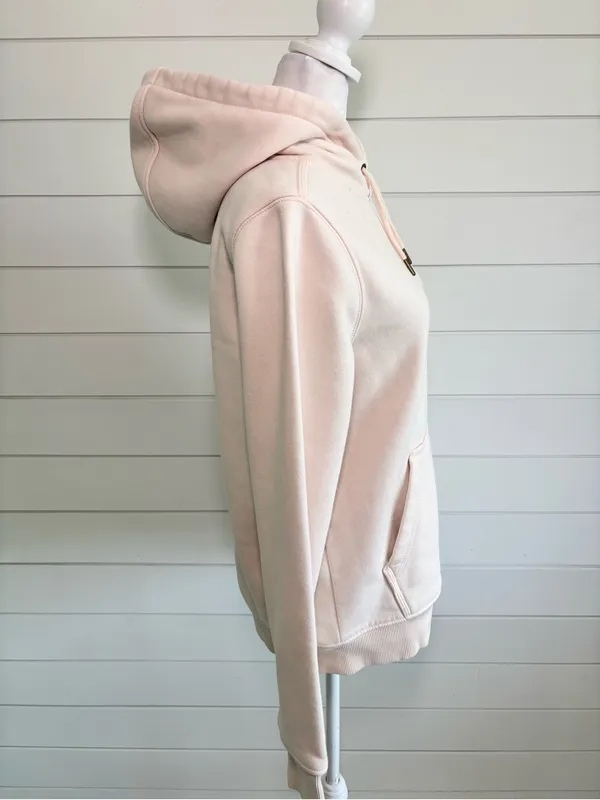 Carhartt Relaxed Fit Graphic Sleeve Hoodie Blush Pink Size S - Image 3
