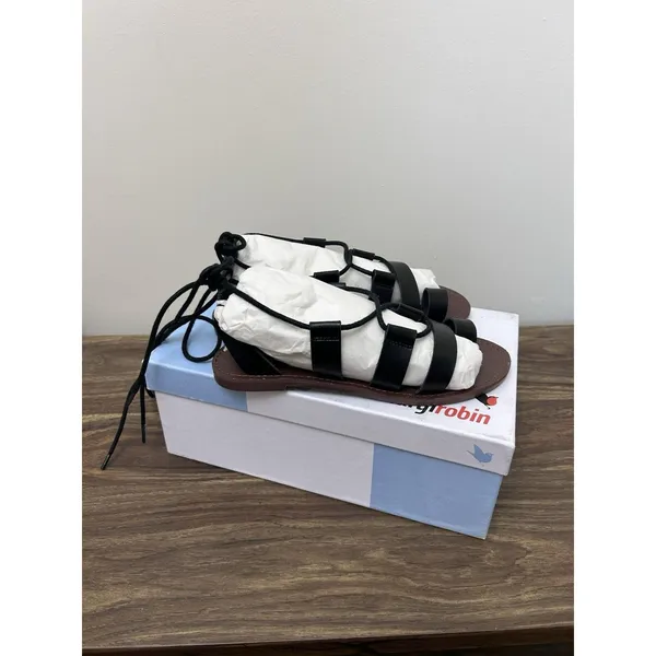 Farylrobin‎ Maddy Black gladiator sandals size 8 - Image 3
