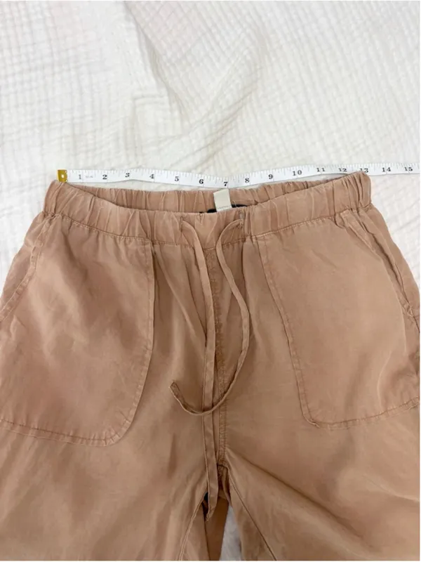 Women's Thread & Supply Brown Cargo Pants S Tencel - Image 5