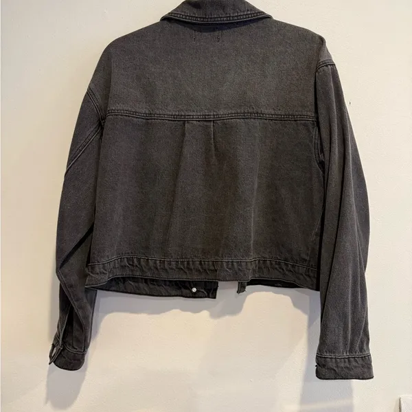 BP Charcoal Semi Jean Jacket - Image 3