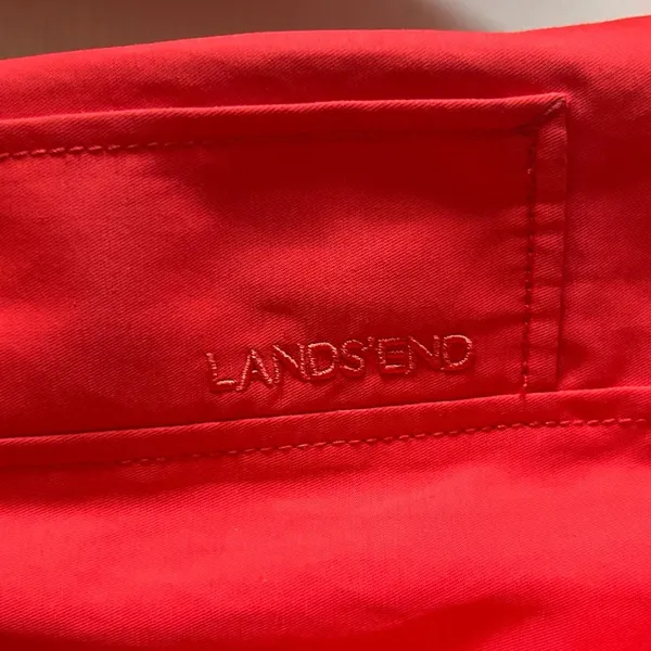 Lands’ End Crimson Dawn Harbour Cottage Trench Coat‎ Sz L Minimalist Boho-Chic - Image 10