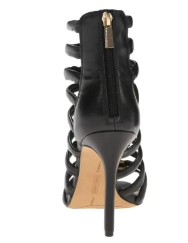 Vince Camuto Black Caged Gladiator High Heel Sandals - Image 15