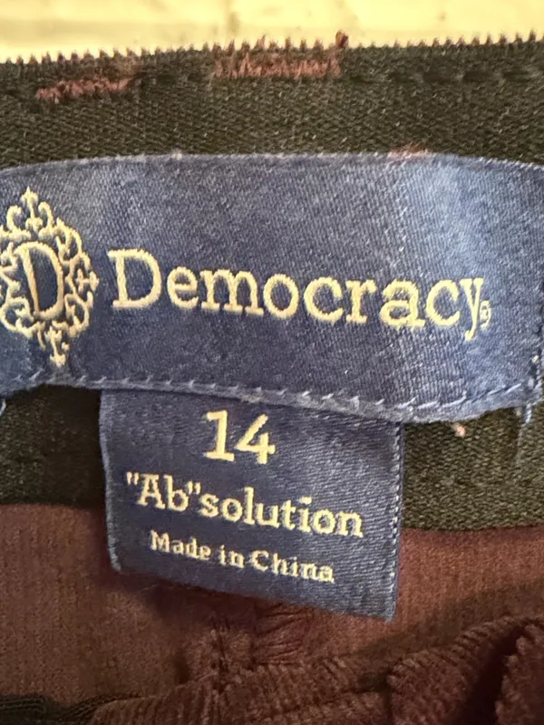 🦄🦄🦄BOGOHO 🦄🦄🦄Democracy Corduroy Slim Pants in Plum-14 - Image 6