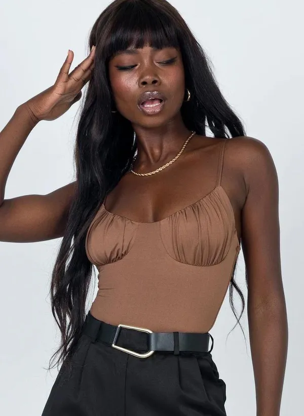Princess Polly Brown Body Suit - Image 7