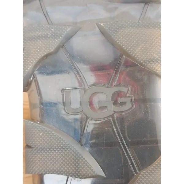 UGG Jella Clear Slide Sandals Black Transparent Chunky Lug Sole Women's US 8 - Image 12