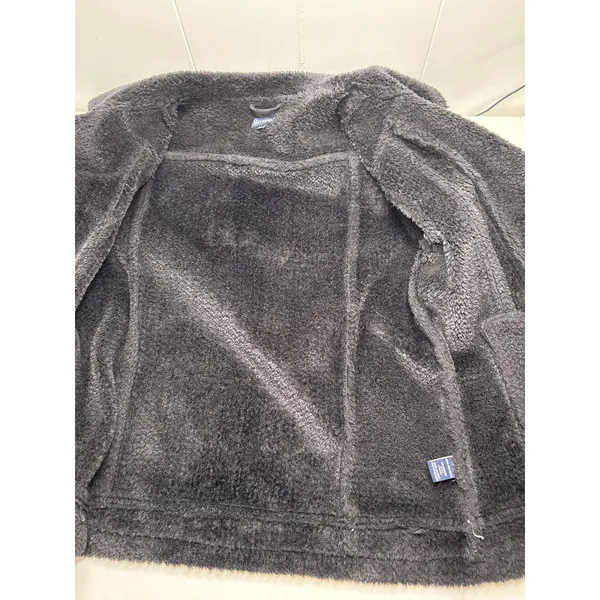 Max Edition Women's Faux Shearling Moto Oversized Biker coat in black. Size L - Image 8