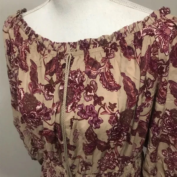 Boho off shoulder floral maxi - Image 5