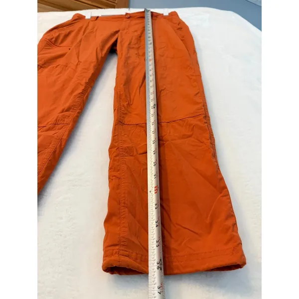 REI Co-op Sahara Guide Pants Womens 12‎ Petite Orange Hiking Outdoor Lightweight - Image 4