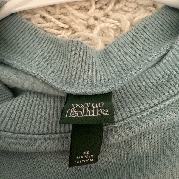 Wild Fable Light Blue Sweatshirt - Image 2