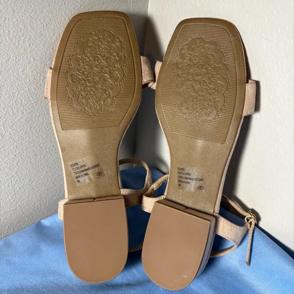Pop Women's Tan Sandals Size 9 - Image 6