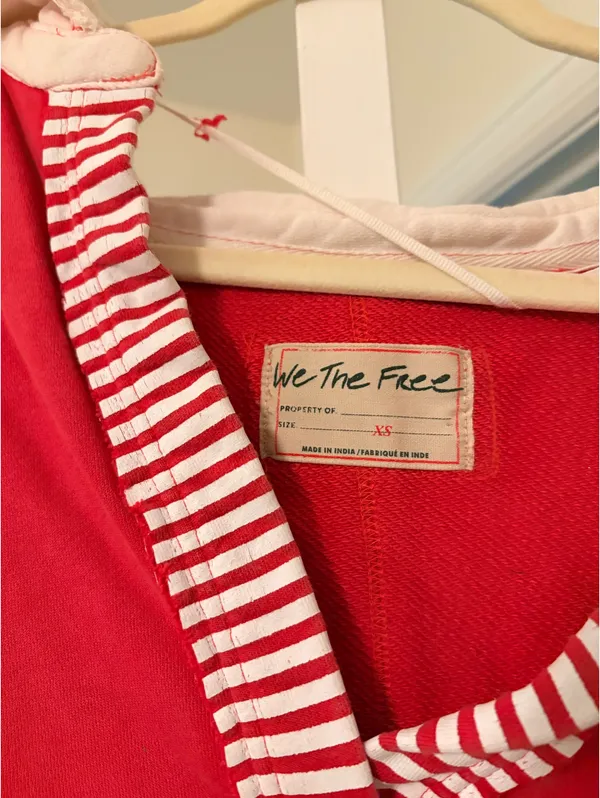 Free People Striped Sweater Oversized - Image 2