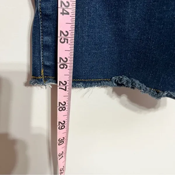 Frye and Co Women's High Rise Raw Hem Button Fly Boot Cut Jeans Size 10‎ - Image 4
