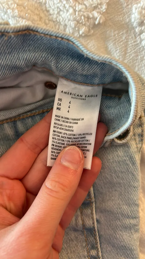 American eagle Jean shorts - Image 5