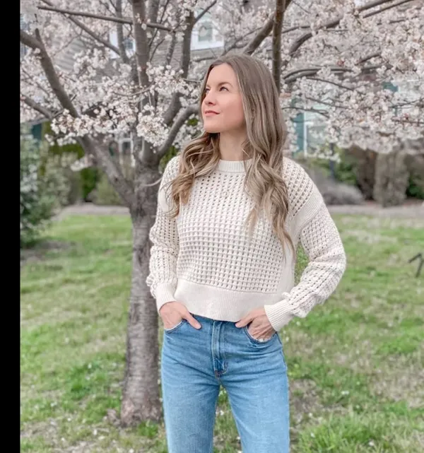 Old Navy Stitch Open Sweater - Image 4