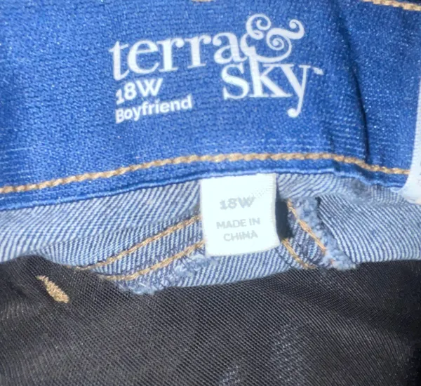 Terra & Sky Distressed Boyfriend Jeans - Image 9