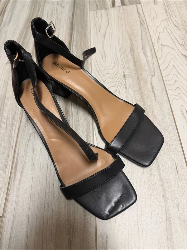 Abound Black Sandals Heels Size 11 - Image 3