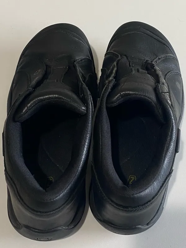 Keen Shoes Womens 10 Athletic Leather Briggs‎ Sneaker Comfort Black Lace Up Walk - Image 5